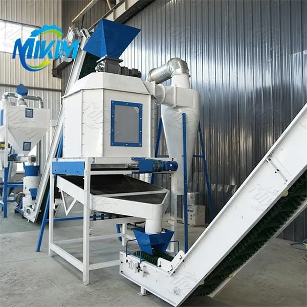 Automatic animal feed production line